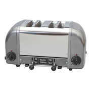 Cadco CBF-4M Slot Toaster w/ 4 Slice Capacity & 1"W Product Opening - 120v