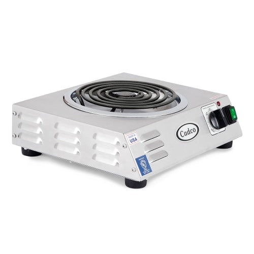 Cadco CSR-3T 14" Electric Hotplate w/ (1) Burner & Infinite Controls, 120v