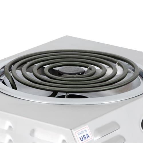 Cadco CSR-3T 14" Electric Hotplate w/ (1) Burner & Infinite Controls, 120v