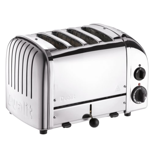 Cadco CTS-4(220) Slot Toaster w/ 4 Slice Capacity & 1"W Product Opening - 220v