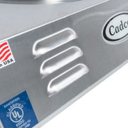 Cadco LKR-220 15" Electric Hotplate w/ (1) Burner & Infinite Controls, 220v/1ph