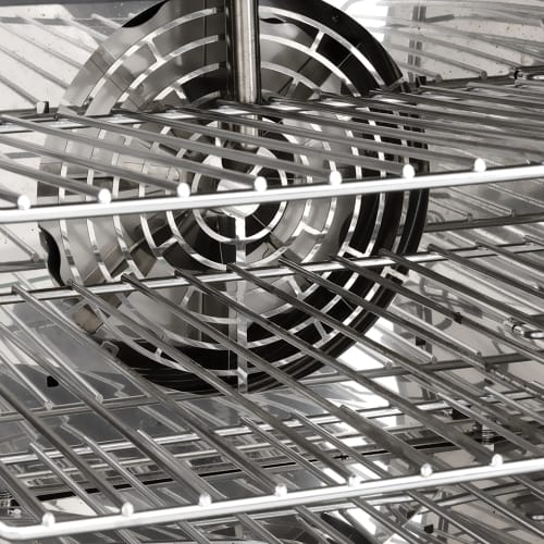 Cadco XAFT-04HS-TD Half-Size Countertop Convection Oven, 208/240v