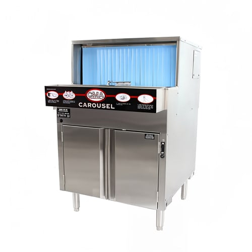 CMA Dishmachines GW-100 Energy Mizer® Low Temp Rotary Undercounter Glass Washer w/ 1000 Glasses/hr Capacity, 120v