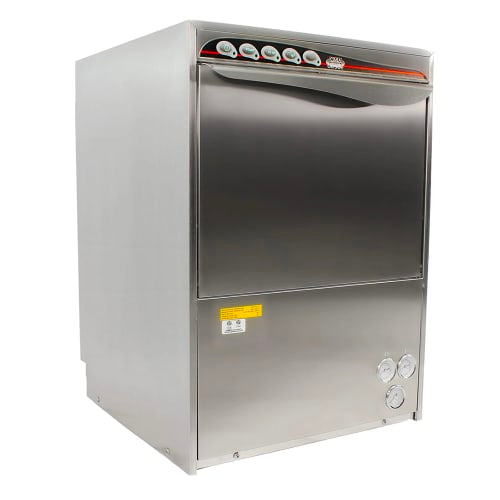 CMA Dishmachines UC50E High Temp Rack Undercounter Dishwasher w/ 30 Racks/hr Capacity, Built-in Booster, 208v/1ph