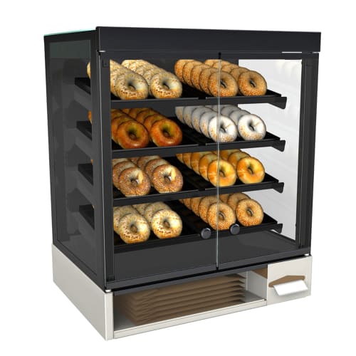 Structural Concepts CSC3223 31" Countertop Non-Refrigerated Display Case w/ Swinging Doors, 110-120v