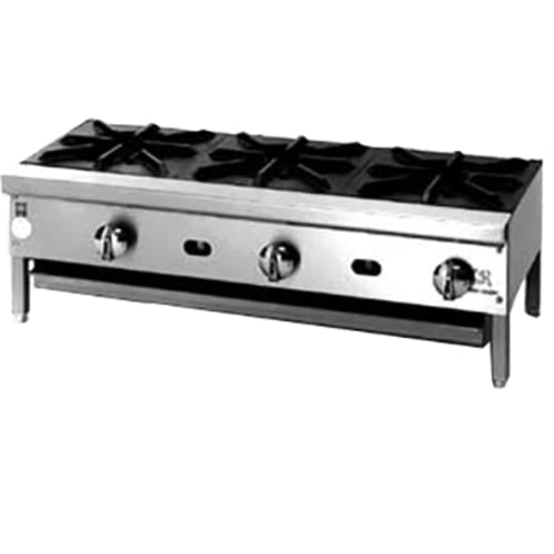 Jade Range 12" Gas Hotplate w/ (2) Burners & Manual Controls, Natural Gas (JHP-212)