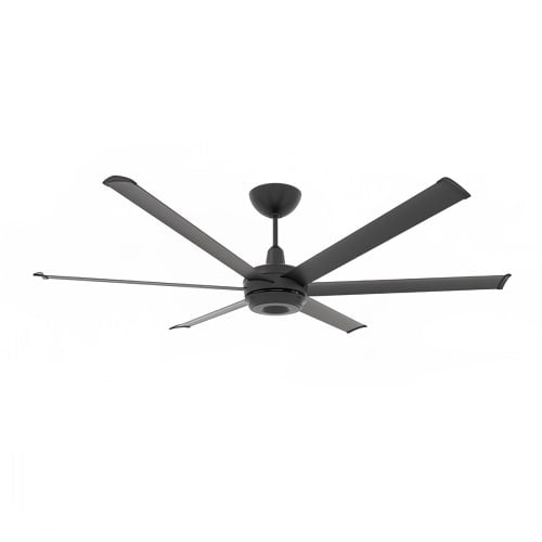 Big Ass Fans MK-ES62-062306A786I07S34 72" es6 Indoor/Outdoor Ceiling Fan w/ 7" Downrod, Black
