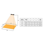 Big Ass Fans BAFCF15120B 27" Ceiling Mount Indoor/Outdoor Electric Infrared Heater - 1500 watt, 120v