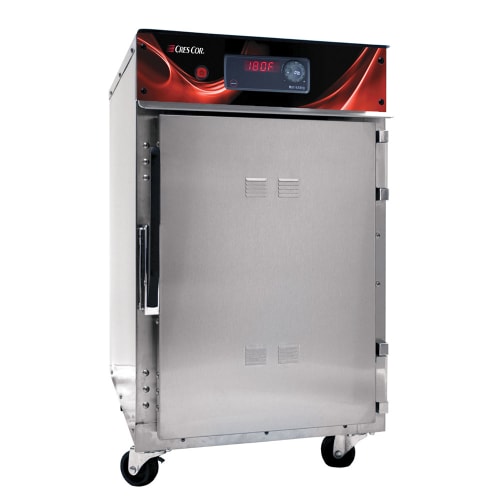 Cres Cor 500-HH-SS-DX Undercounter Insulated Mobile Heated Cabinet w/ (3) Pan Capacity, 120v