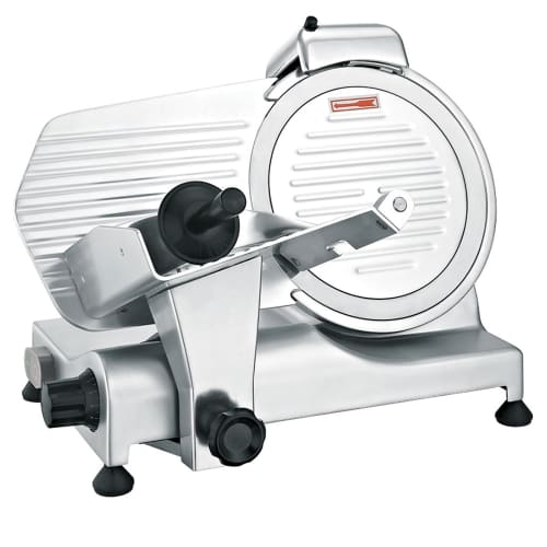 Centaur CEN-SL10 Manual Meat & Cheese Slicer w/ 10" Blade, Belt Driven, Stainless Steel, 7/16 hp