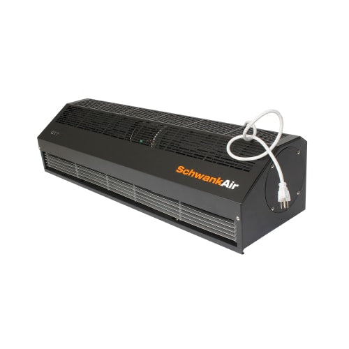Schwank AC-1036-12-BK 36" Unheated Air Curtain - (2) Speeds, Black, 120v/1ph