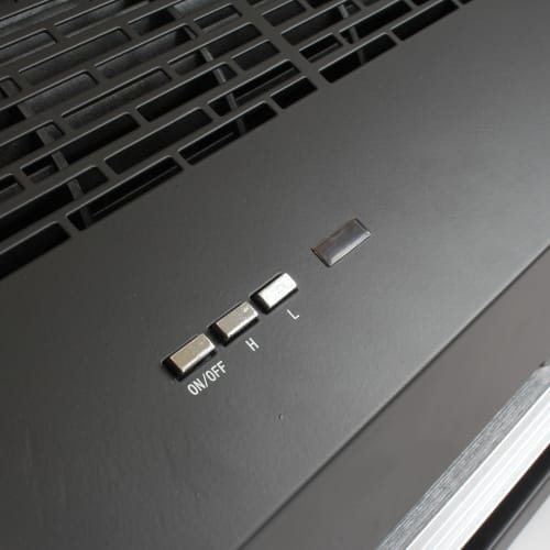 Schwank AC-1048-12-BK 48" Unheated Air Curtain - (2) Speeds, Black, 120v/1ph