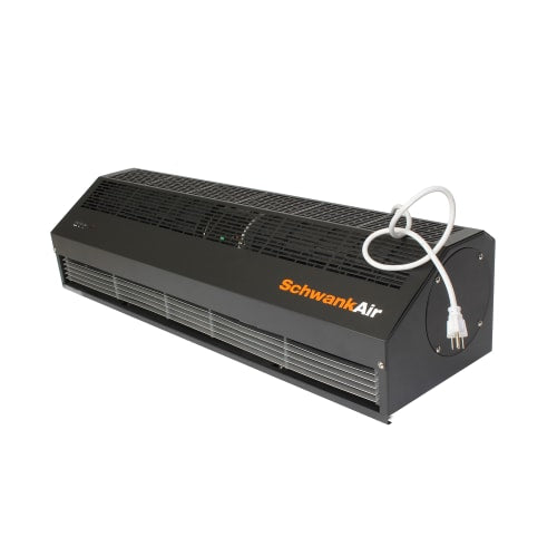 Schwank AC-1060-12-BK 60" Unheated Air Curtain - (2) Speeds, Black, 120v/1ph