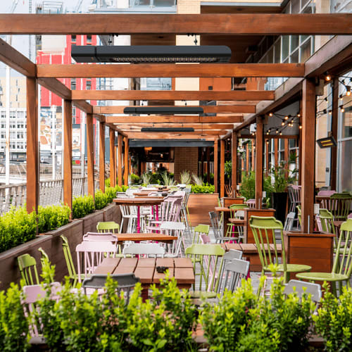 Schwank ESM-6043-24 43 1/4" Ceiling/Wall Mount Indoor/Outdoor Electric Infrared Heater - 6000 watt, 208-240v