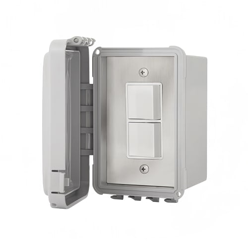 Schwank JM-4320-XX Electric Heater Control w/ Weatherproof Cover - (2) Stage, Surface Mount, 208-240/277v