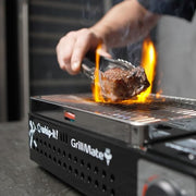 Whip-It! Butane Stove w/ Adjustable Flame & Carrying Case - 7,200 BTU, Black (ST-GRILLMATE-05)