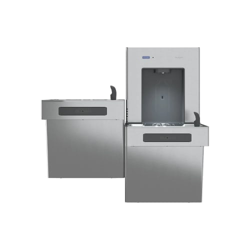 Sloan DropSpot™ Wall Mount Bi Level Drinking Fountain w/ Bottle Filler - Refrigerated, Filtered (33820006)