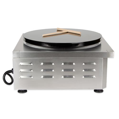 Equipex 400E 15 3/4" Single Crepe Maker w/ Cast Iron Plate, 240v/1ph