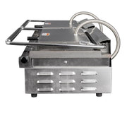 Equipex DIABLO Double Commercial Panini Press w/ Cast Iron Grooved Plates, 208-240v/1ph