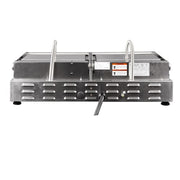 Equipex DIABLO PREMIUM Double Commercial Panini Press w/ Cast Iron Grooved Plates, 208-240v/1ph