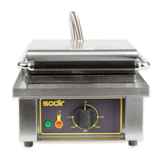 Equipex GES10/1 Single Brussels Waffle Maker w/ Cast Iron Grids, 1750W