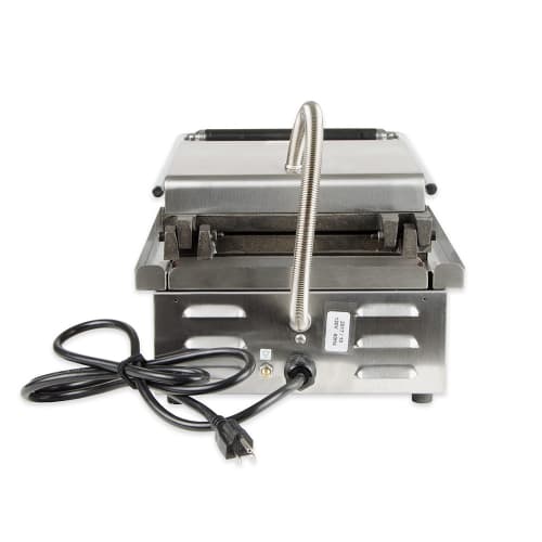 Equipex GES10/1 Single Brussels Waffle Maker w/ Cast Iron Grids, 1750W