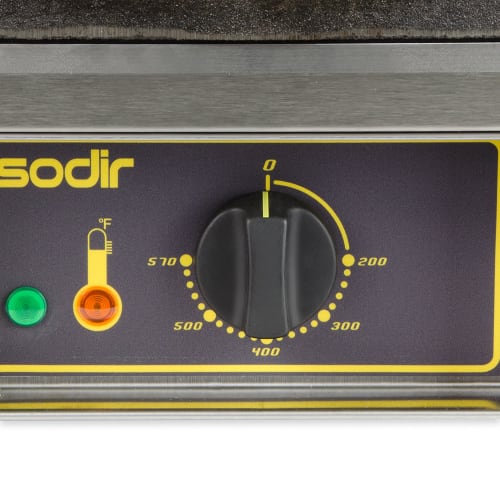 Equipex GES10/1 Single Brussels Waffle Maker w/ Cast Iron Grids, 1750W