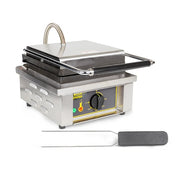 Equipex GES20/1 Single Liege Waffle Maker w/ Cast Iron Grids, 1750W