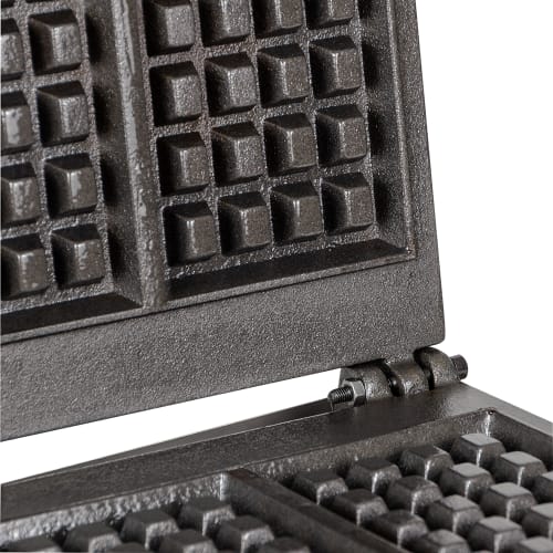 Equipex GES20/1 Single Liege Waffle Maker w/ Cast Iron Grids, 1750W
