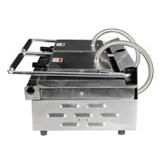 Equipex MAJESTIC Double Commercial Panini Press w/ Cast Iron Grooved Plates, 208-240v/1ph