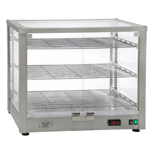 Equipex WD780S-3/1 30 1/2" Full Service Countertop Heated Display Case  - (3) Shelves, 120v