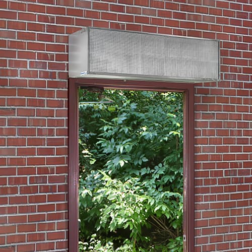 Curtron E-IBD-60-2 Insect Control Air Curtain for Service Entrance w/ 3 Blower Wheel, 60 x 120"