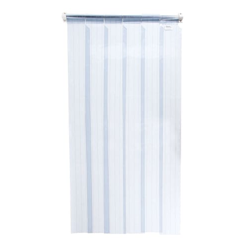 Curtron M108-PR-86-3PK 86" M-Series Replacement Strips - 8" Wide Strips, Looped-Top, PVC