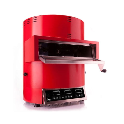 TurboChef FIRE Countertop Pizza Oven - Single Deck, 208 240v/1ph, Red