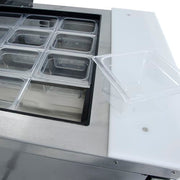 True TFP-32-12M-HC 32" Sandwich/Salad Prep Table w/ Refrigerated Base, 115v