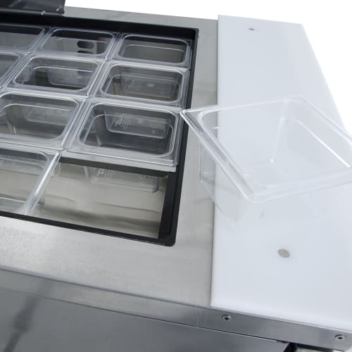 True TFP-32-12M-HC 32" Sandwich/Salad Prep Table w/ Refrigerated Base, 115v