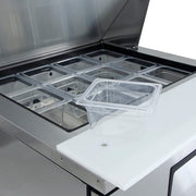 True TFP-32-12M-HC 32" Sandwich/Salad Prep Table w/ Refrigerated Base, 115v