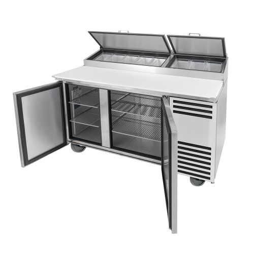 True TPP-AT-60-HC 60" TPPAT Series Pizza Prep Table w/ Refrigerated Base, 115v