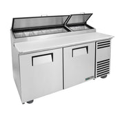 True TPP-AT-67-HC 67" TPPAT Series Pizza Prep Table w/ Refrigerated Base, 115v