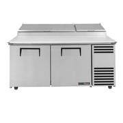 True TPP-AT-67-HC 67" TPPAT Series Pizza Prep Table w/ Refrigerated Base, 115v