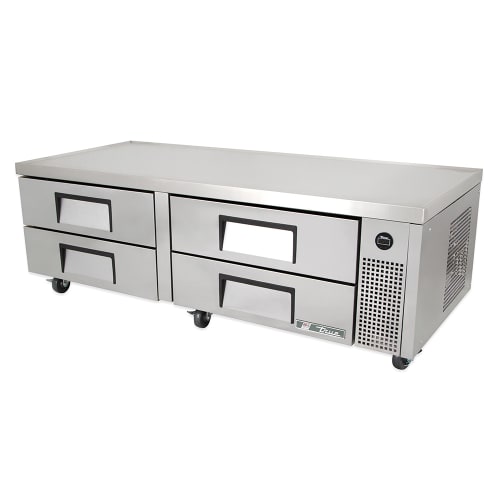 True TRCB-72-HC 72 5/16" Chef Base w/ (4) Drawers - 115v