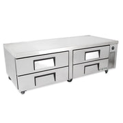 True TRCB-72-HC 72 5/16" Chef Base w/ (4) Drawers - 115v