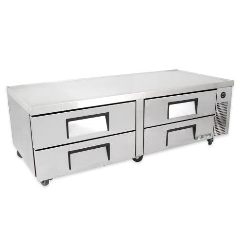 True TRCB-72-HC 72 5/16" Chef Base w/ (4) Drawers - 115v