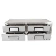 True TRCB-72-HC 72 5/16" Chef Base w/ (4) Drawers - 115v