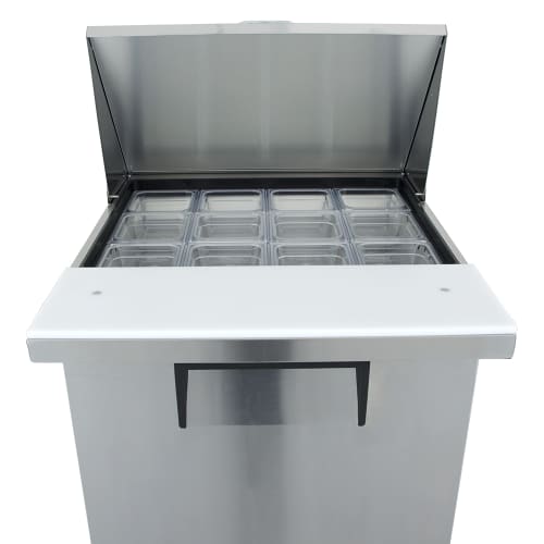 True TSSU-27-12M-C-HC 27" TSSU Series Mega Top Sandwich/Salad Prep Table w/ Refrigerated Base, 115v