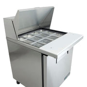 True TSSU-27-12M-C-HC 27" TSSU Series Mega Top Sandwich/Salad Prep Table w/ Refrigerated Base, 115v