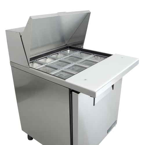 True TSSU-27-12M-C-HC 27" TSSU Series Mega Top Sandwich/Salad Prep Table w/ Refrigerated Base, 115v