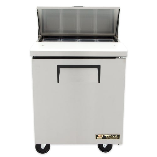 True TSSU-27-08-HC 27" TSSU Series Sandwich/Salad Prep Table w/ Refrigerated Base, 115v