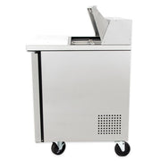 True TSSU-27-08-HC 27" TSSU Series Sandwich/Salad Prep Table w/ Refrigerated Base, 115v