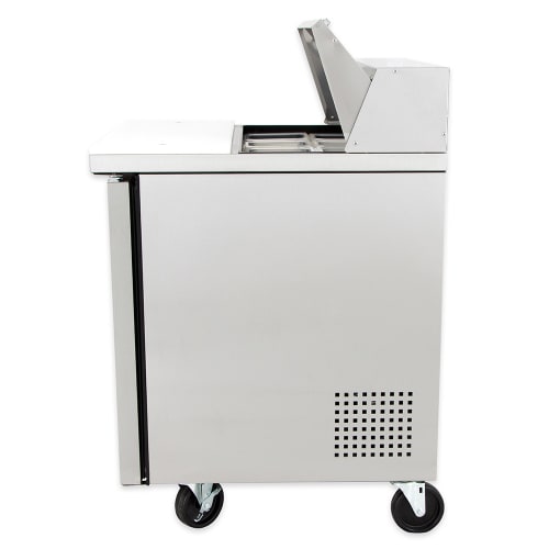 True TSSU-27-08-HC 27" TSSU Series Sandwich/Salad Prep Table w/ Refrigerated Base, 115v